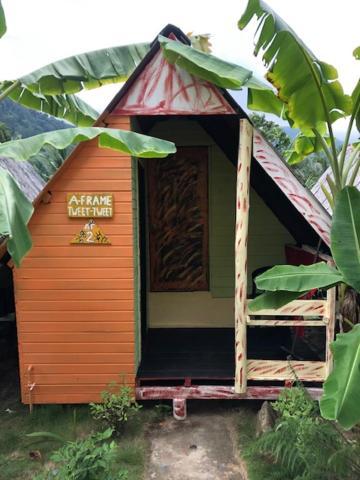 Beach Shack Chalet - Garden View Aframe Small Unit Kampong Juara Esterno foto