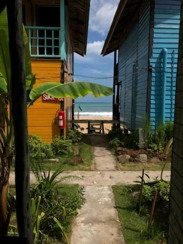 Beach Shack Chalet - Garden View Aframe Small Unit Kampong Juara Esterno foto
